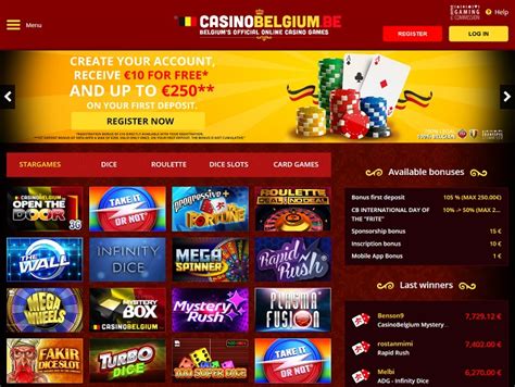 application casino belgium
